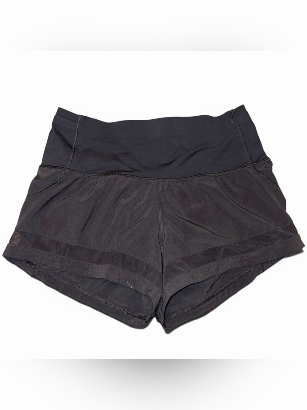 Lululemon Pace Perfect Shorts 3”, 4, Black, Low Rise